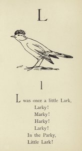 La lettera L da Edward Lear